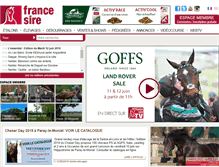 Tablet Screenshot of france-sire.com